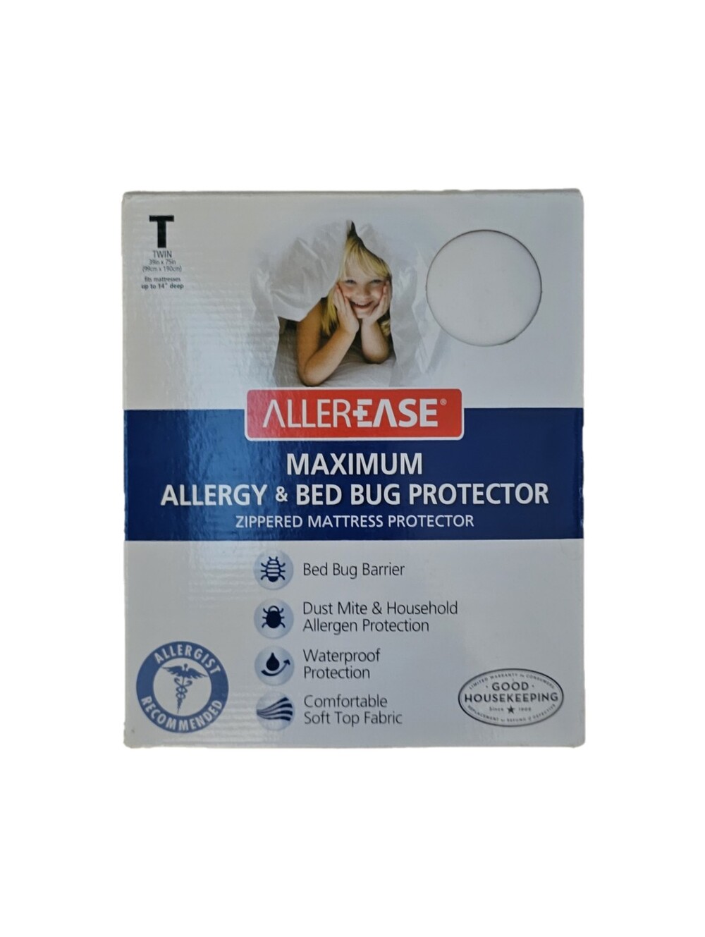 Allerease Maximum Allergy Matress Protector - Twin - Picture 1 of 2